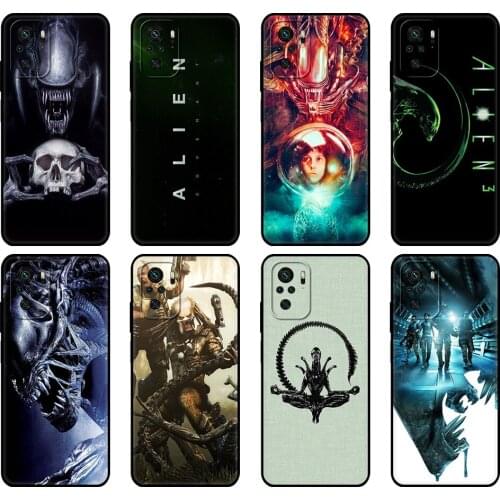 Black tpu Case For Xiaomi Redmi 9T Case Redmi Note 9T Note 10 Pro Case Alien Covenant Resurrection