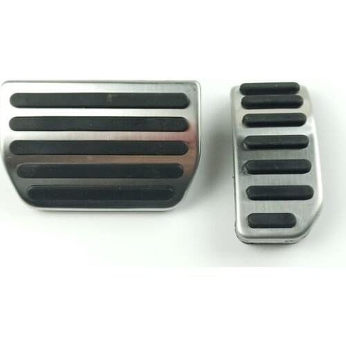 Car Accelerator Brack Pedal Decortion Sticker Trim For Volvo XC60 S60 V60 Stainless Steel Anti-slip Interior Accessories