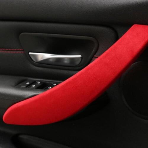 Door Armrest Wear-resistant Perfect Fitment ABS Solid Color Comfortable Armrest Cover for BMW 3/4 Series 3GT(13-19) F30