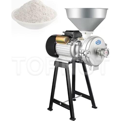 1.5Kw Electric Wet And Dry Food Grains Grinder Small Fine Powder Grinding Whole Grain Mill Crushing Machine Feed Crusher 220V