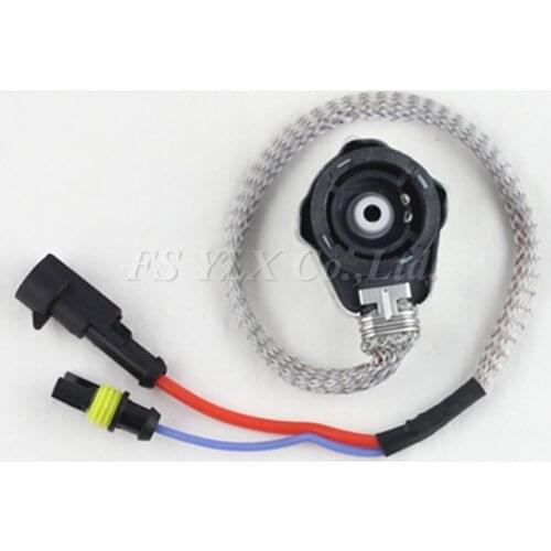 FSYLX 10pcs D2S D2R D2C xenon hid bulb socket wire cable adapter connector harness D2S D2R D4 AMP PLUG hid adaptor converter