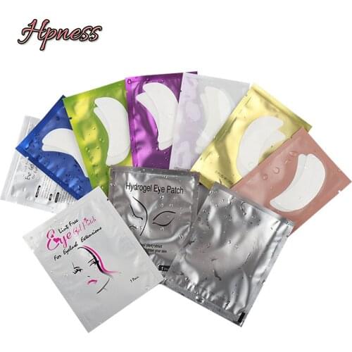 500 Pairs Eyelashes Pad Makeup Eyepad Tools Gel Patch Grafting Under Eye Patches Lint Free Stickers Your Logo Free Design