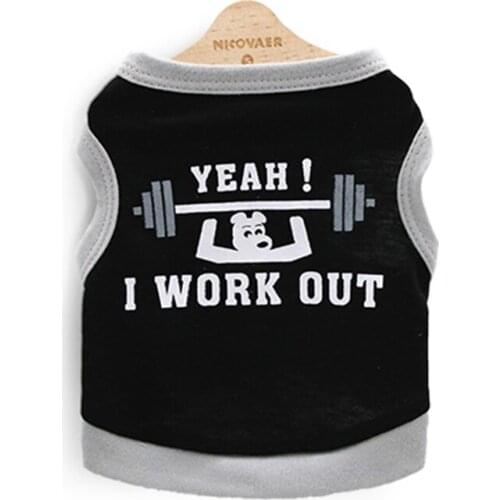 Cotton Dog Vest Shirt Pet Dog Clothes for Dogs Pets Clothing Summer Puppy Cat Clothing for Small Medium Dogs Chihuahua Costume