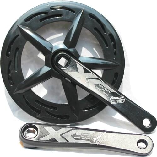 JIANKUN 46T Road Bike Crankset Hollow Integrated Tooth Plate Bicycle Crank 170mm Aluminum Alloy Chainwheel Sprocket Chainring