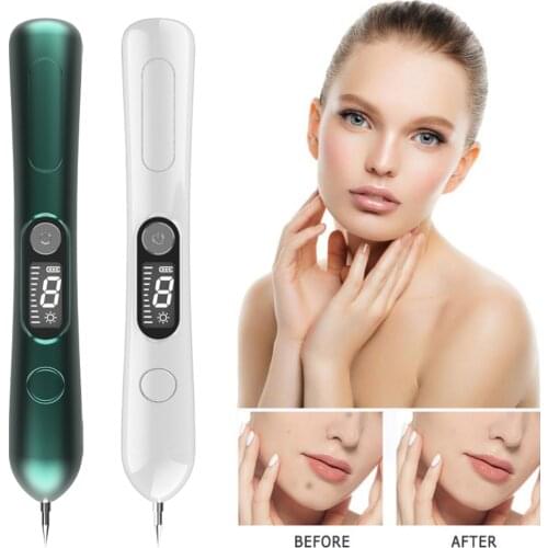 9 Gears Laser Plasma Pen Skin Tag Removal Mole Remover Freckles Wart Tattoo Dark Spot Remover LCD Multifunction Beauty Tool