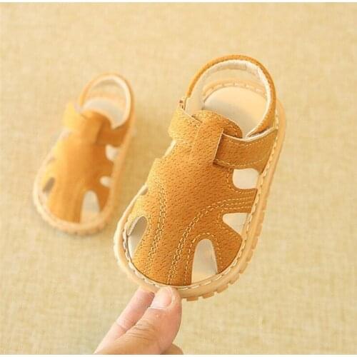 Summer Baby boy girl beach sandals kid boy girls infant toddler sandals 4colors 15-19 0-2years TX09