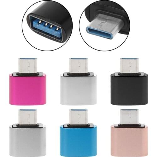 Metal USB C 3.1 Type C Male To USB 2.0 Female OTG Data Sync Converter Adapter For Samsung S9 for Huawei Mate 20 for Xiaomi