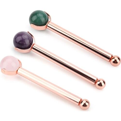 Jade Massage Facial Massager Facial Relaxation Lifting Tool Jade Rolling Stone Natural Stone Eye Massager Beauty Skin Care Tool