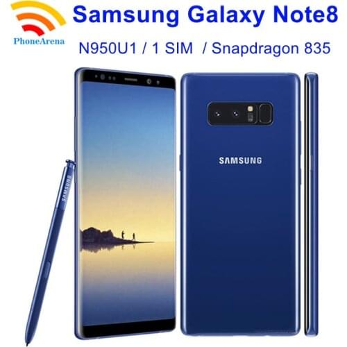 Samsung Galaxy Note8 Note 8 N950U1 N950U 90% New 6.3" 6GB RAM 64GB ROM Snapdragon 835 NFC Octa Core Original 4G LTE Cell Phone