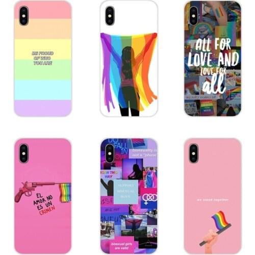 Gay Lesbian LGBT Rainbow Accessories Phone Shell Covers For Samsung Galaxy A5 A6S A7 A8 A9S Star J4 J6 J7 J8 Prime Plus 2018