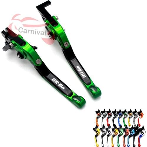 17 colors CNC motorcycle brakes clutch levers for KAWASAKI ER6N ER-6N 2009 and 2010 2011 2012 2013. 2014-16 Accessories
