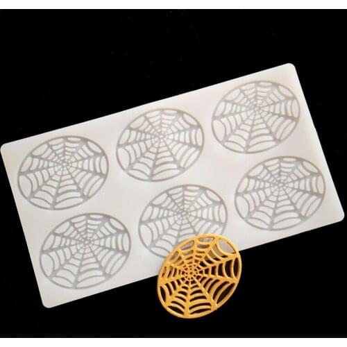 Cobweb Cake Chocolate Biscuit Silicone Mold Fondant