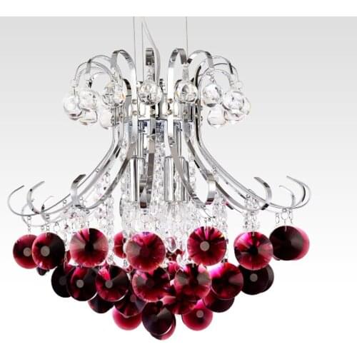 Modern Crystal Chandelier lustres de cristal LED haning lamp Wedding Home Decoration Lights Fixture