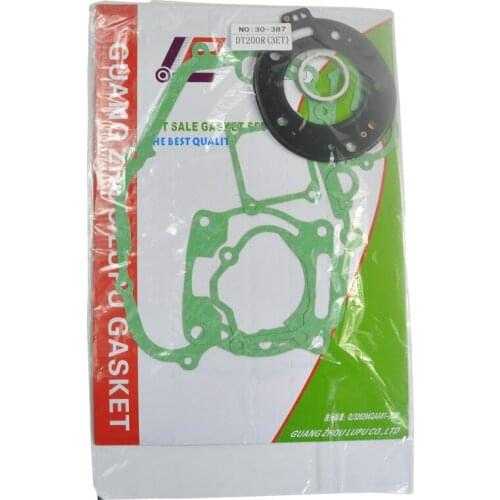 Motorcycle Full Engine Rebuilding For Yamaha DT200R 3ET Motorcycle Cylinder Crankcase Cover Top End Complete Gasket Set