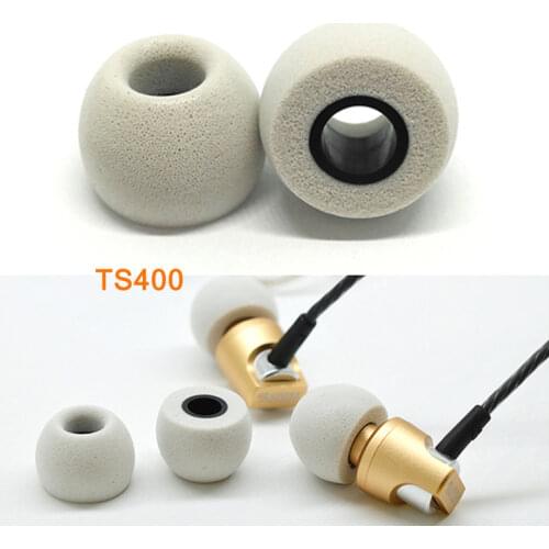 2 pcs/1 pairs ANJIRUI TS400 (L M S) memory foam eartips tips 4.9mm Caliber Ear Pads/cap for in-ear earphone tips sponge Ear cott