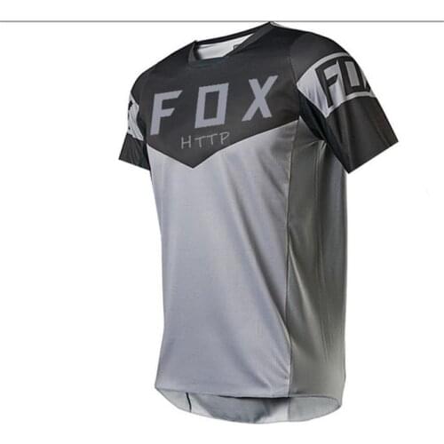 2021 Motorcycle Mountain Bike Team Downhill Jersey HTTP Fox MTB Offroad MX Bicycle Locomotive Shirt Cross Country Mountain Bike