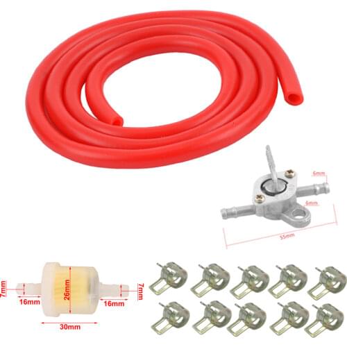 3pcs ot Universal Motorcycle Car Inner Fuel Filters Auto Petrol Motor Machines Parts Motor Car Dirt Pocket Bike Oil Filter Pet