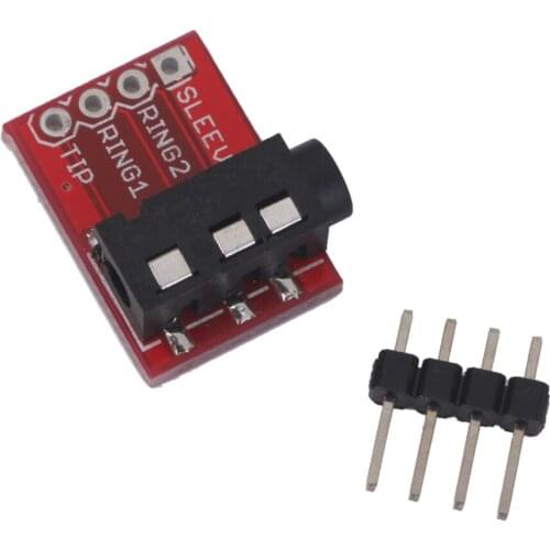 5Pcs TRRS 3.5mm Plug Breakout Board Headset Stereo For AUDIO MP3 Socket