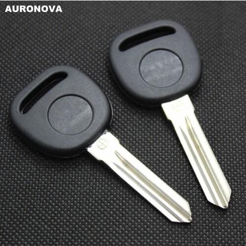 AURONOVA New Replace Original Key Shell for GMC Buick Lacrosse Spare Key Transponder Chips Key Case With Uncut Blade