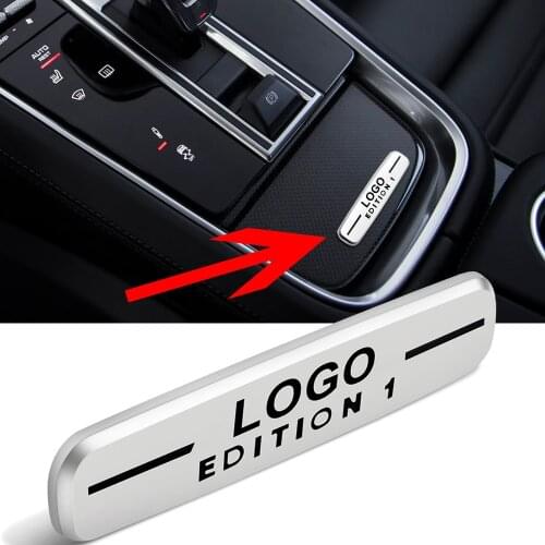 2-100 pcs Car Center Console For AMG EDITION 1 Logo Sticker For Mercedes Benz A B C E S Class CLA CLK GLA GLB GLC GLE GLK GLS GL