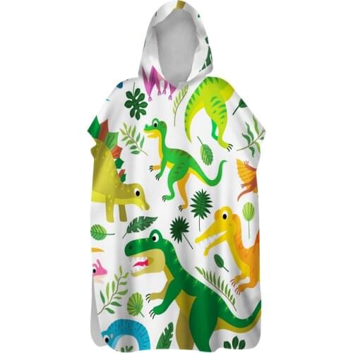 Cartoon Dinosaur Quick-drying Beach Bath Towel Kids & Adults Quick Drying Microfiber Swim Pool Wholesale Drop Shipping