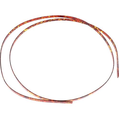 Celluloid Guitar Binding Purfling Strip Guitar Body Inlay Red Tortoise Shell 1620x6x1.5mm