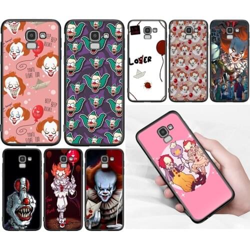 Cartoon Clown IT Cover For Samsung Galaxy J8 J7 Duo J6 J5 Prime J4 Plus J3 J2 Core 2018 2017 2016 Phone Case