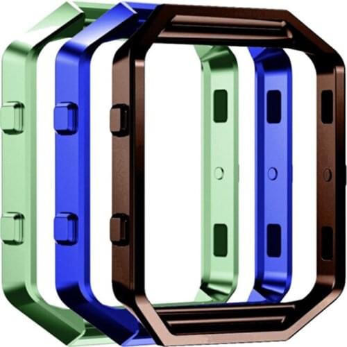 Frame Case Cover Shell For Fitbit Blaze Stainless Steel Replacement case Activity Tracker Smart Watch Accessories