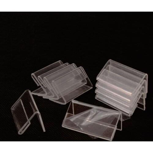 Mini Sign Display Holder Price Card Tag Label Counter Top Stand 4cm x 2cm
