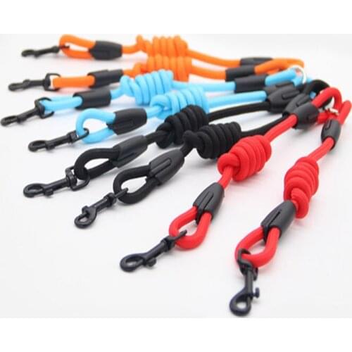 Double-headed traction rope one tow two dog-walking rope out for walking the dog portable traction belt