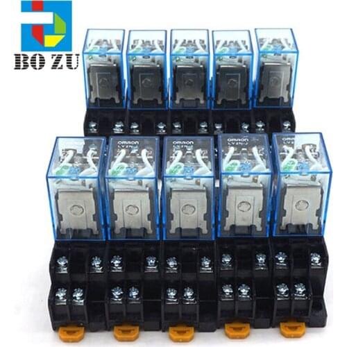 Hot sale 1 pcs LY2N-J Solid StateMAX 15A 220V/240V General small middle relay for Inkjet printer