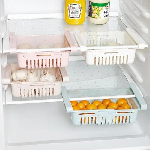 Fridge Storage Organizer Freezer Drawer Refrigerator Storage Rack Shelf Storage Container for Kitchen