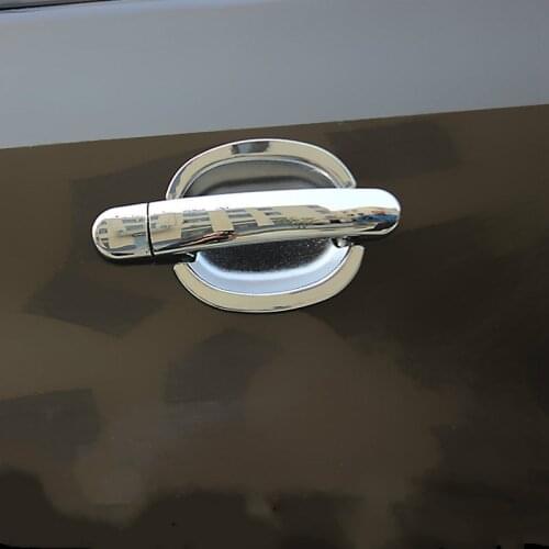 For Volkswagen Tiguan 2011-2013 2014 2015 ABS Chrome Car Door Handle Cover Cup Bowl Trim Car Stickers Car Styling Accessories