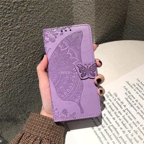 Lovely Leather Case For LG G8 G7 V50 Q8 ThinQ One Q60 Q7 2018 Butterfly Flower Flip Book Case For LG Stylo5 Stylo4 Stylo 5 4