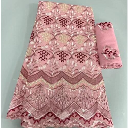 STILL FLY Nigerian Bazin Brode Fabric 2021 Nouveau African Fabric Lace Hot Sale Bazin Riche Fabric French Lace Fabric 7yards