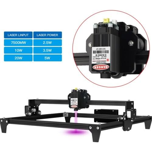 Twotrees CNC Laser Head 7000mw/10W/20W for DIY Carving Engraving Machine Engraver Part Tools Laser Module Head for Totem S Stump