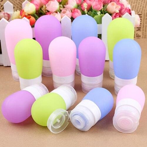 Hot Selling Portable Silicone Refillable Mini Traveler Packing Bottle Press Bottle for Lotion Shampoo Bath Accessories