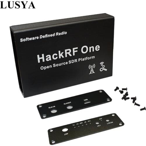 Lusya Black Aluminum Enclosure Cover Case Shell Chassis For HackRF One C5-009