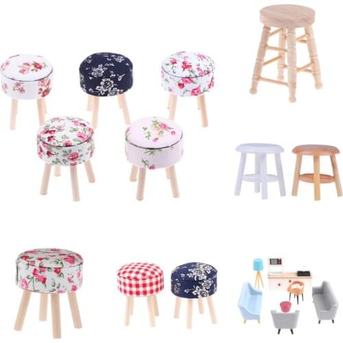 Dollhouse Miniature Furniture Wooden Chair Model Toy Decoration Can Be Used For Doll House Decoration For Children