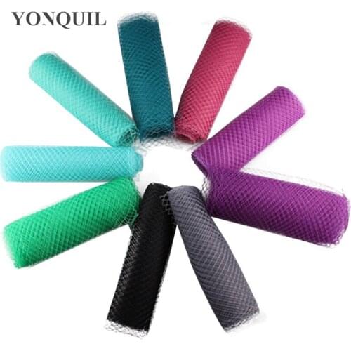 Multible Color 25 CM Width Birdcage Veils Make For Women Mesh Netting Fascinator Fedora Hat DIY Hair Accessories Veilling Fabric