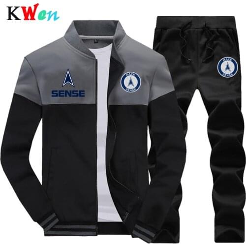 Men Tracksuits Sets US/EU Size Brand New Fashion Sporting Suit Sweatshirt +Sweatpants Mens Clothing 2 Pieces Sets Slim Tracksuit