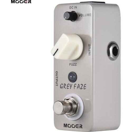 HOT Sale MOOER GREY FAZE Fuzz Guitar Effect Pedal True Bypass Full Metal Shell Music Guitar