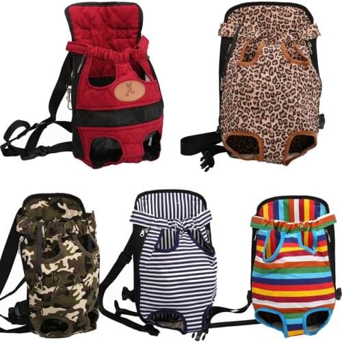 Pet Dog Cat Carriers Backpacks Adjustable Cat Puppy Small Dog Front Shoulder Carry Sling Bag Backpack breathable Carrier Outdoor