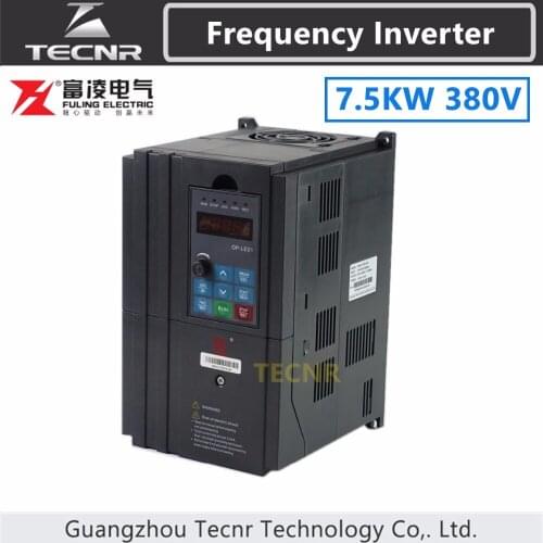 FULING 7.5KW 380V frequency converter inverter for 6KW 7.5KW cnc spindle motor