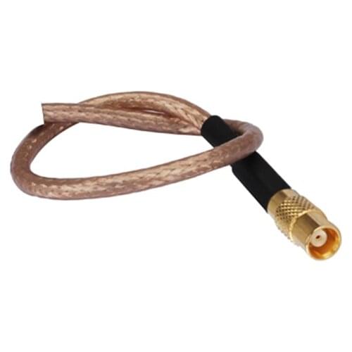 Supetbat MCX Jack Female Straight Connector RF Pigtail Cable RG316 6" 15cm for Wireless