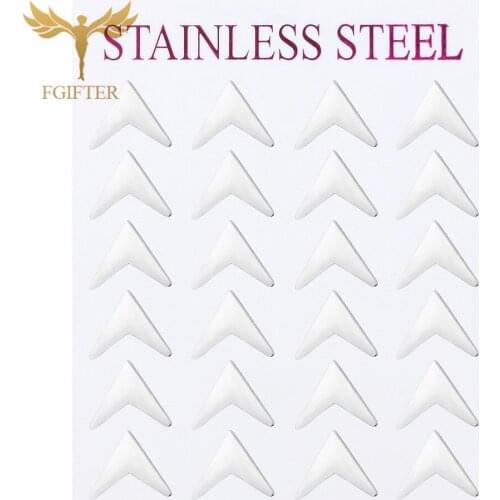 12pairs/lot Silver Color Triangle Darts Stud Earrings Jewelry High Quality Stainless Steel Earring Wholesale