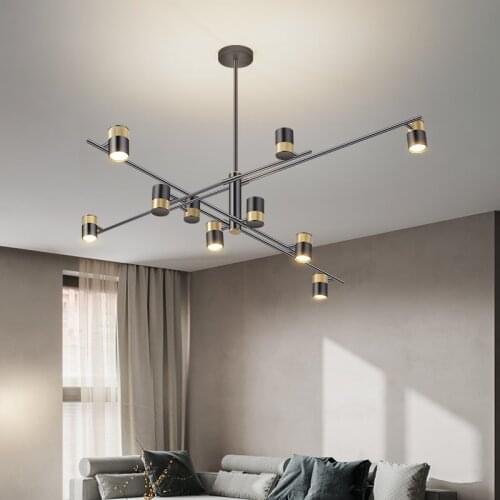 Nordic simple living room lamp light luxury creative bedroom dining room lamp chandelier