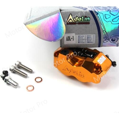 1 Piece For WISP RSZ Turtle King Small Radiation AdeLin ADL-1 Motorcycle 4 Piston Brake Calipers Pump Universal 82mm Mounting