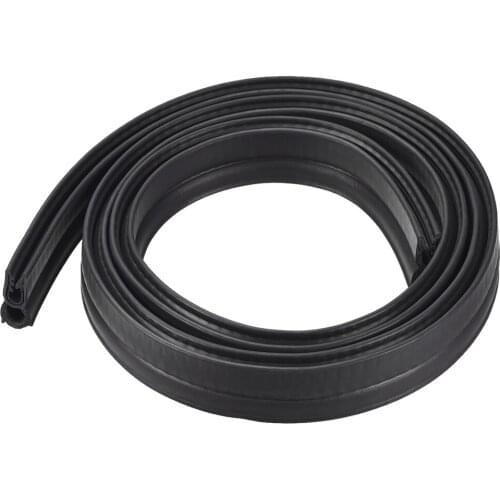 Uxcell 1 Pcs Trim Seal with Top Bulb, EPDM Fits 0.5-3mm Edge 1M/3.28Ft Length, 0.9inch Height for Home DIY Application