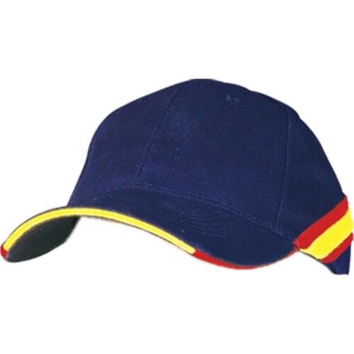 Embroidered cap emblem brimac, one size. Black Color